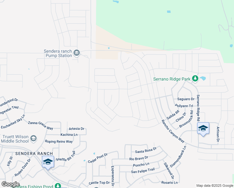 map of restaurants, bars, coffee shops, grocery stores, and more near 844 Salida Road in Haslet