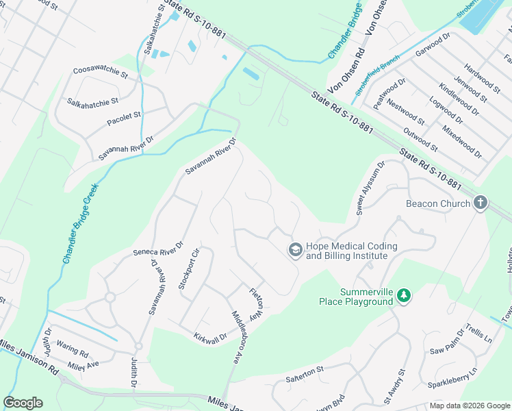 map of restaurants, bars, coffee shops, grocery stores, and more near 137 Mcgrady Drive in Ladson