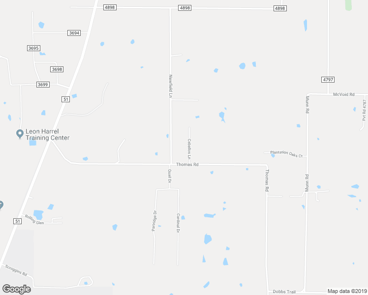 map of restaurants, bars, coffee shops, grocery stores, and more near 105 Caballos Lane in Springtown