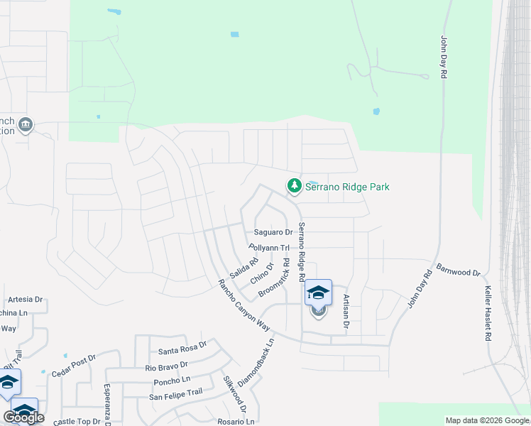 map of restaurants, bars, coffee shops, grocery stores, and more near 14632 Basketweaver Lane in Haslet