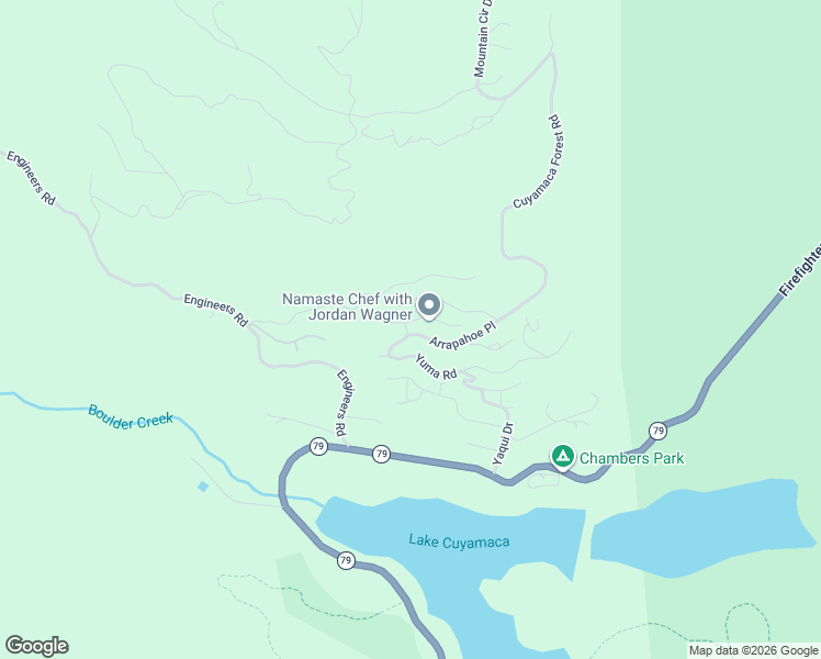 map of restaurants, bars, coffee shops, grocery stores, and more near 34608 Arrapahoe Place in Julian