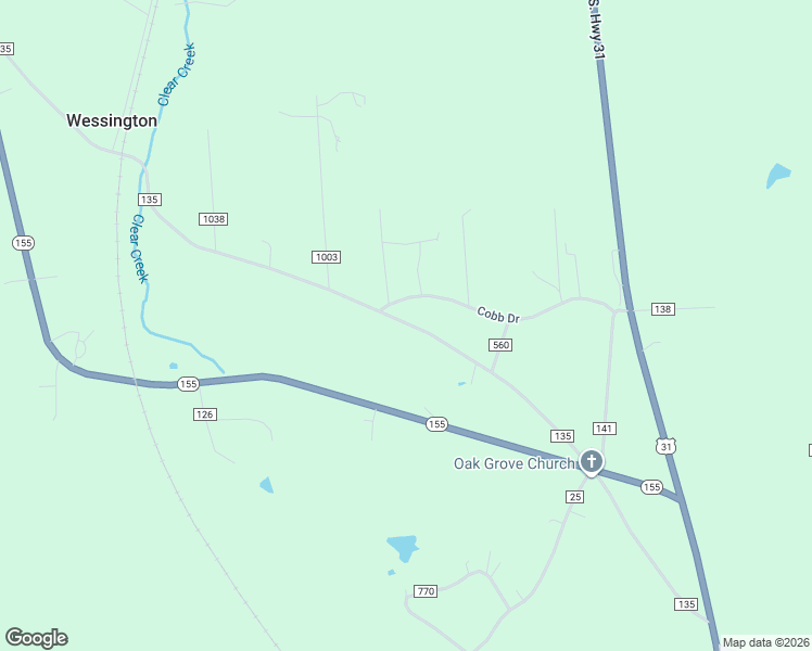 map of restaurants, bars, coffee shops, grocery stores, and more near 954 County Road 135 in Jemison