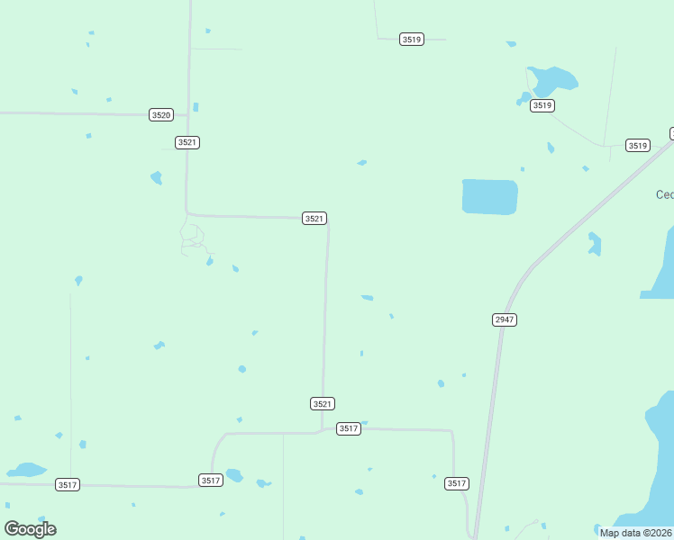 map of restaurants, bars, coffee shops, grocery stores, and more near 5483 County Road 3521 in Quinlan