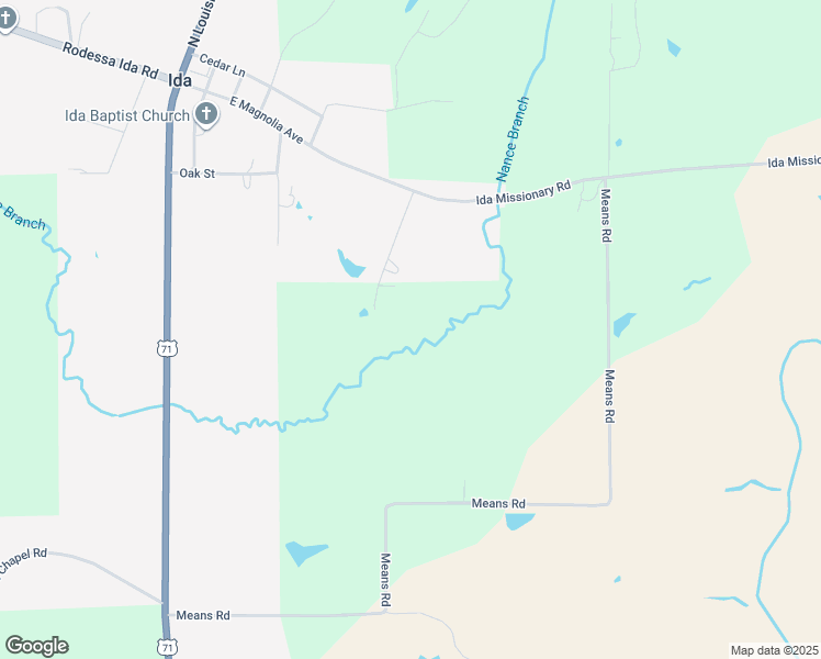 map of restaurants, bars, coffee shops, grocery stores, and more near in Ida