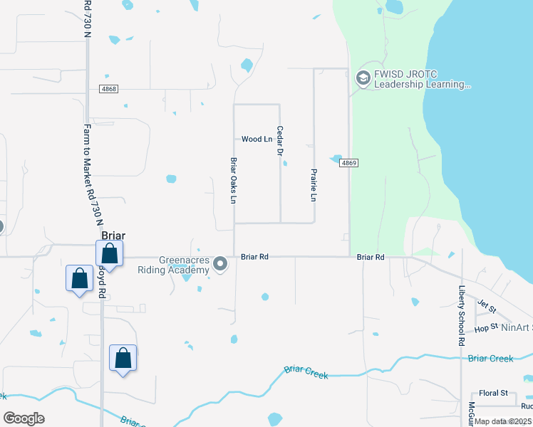 map of restaurants, bars, coffee shops, grocery stores, and more near 376 Cedar Drive in Azle