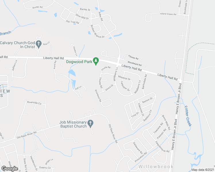 map of restaurants, bars, coffee shops, grocery stores, and more near 112 Vinca Drive in Goose Creek