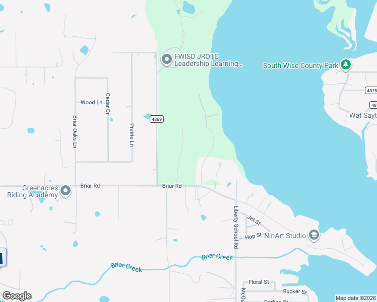 map of restaurants, bars, coffee shops, grocery stores, and more near 224 Eagle Point North in Azle