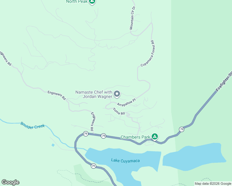 map of restaurants, bars, coffee shops, grocery stores, and more near 34609 Apache Drive in Julian