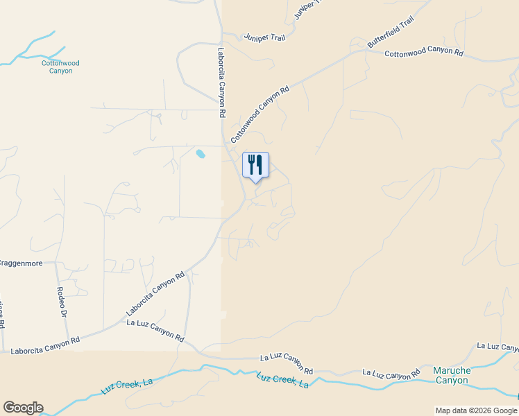 map of restaurants, bars, coffee shops, grocery stores, and more near 2 4 Wheel Drive in La Luz