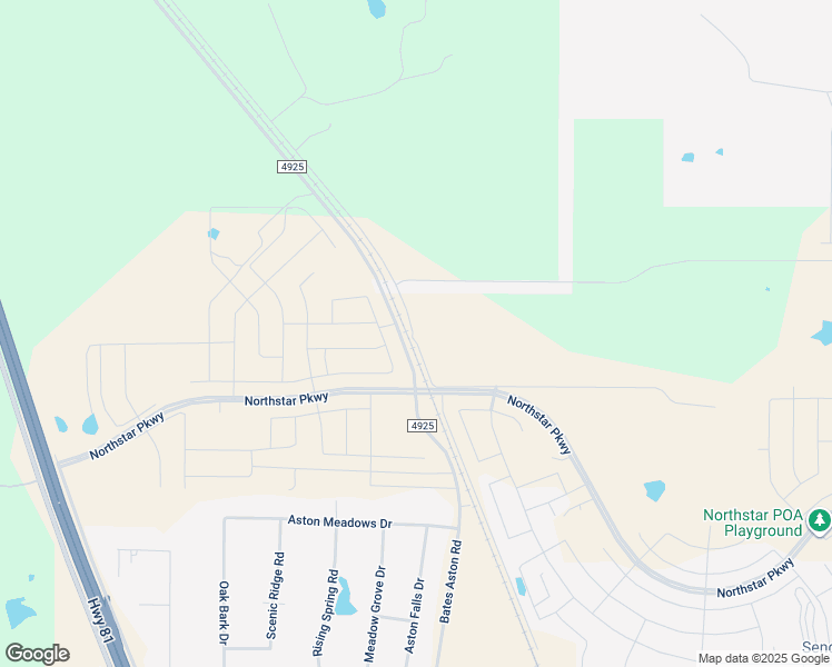 map of restaurants, bars, coffee shops, grocery stores, and more near 112 County Road 4923 in Haslet