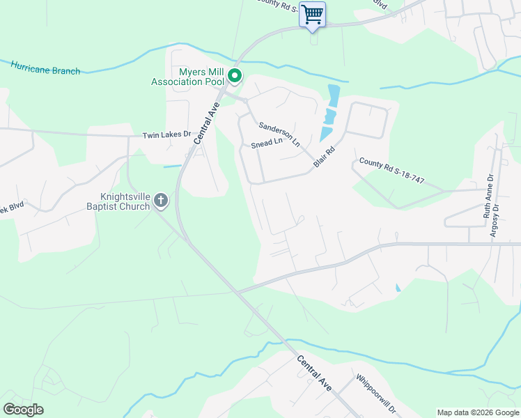 map of restaurants, bars, coffee shops, grocery stores, and more near 151 County Road S-18-538 in Summerville