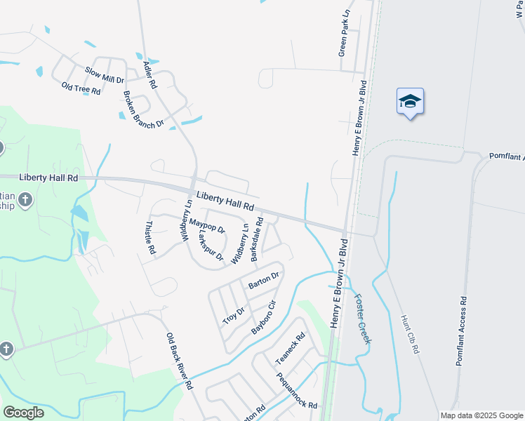 map of restaurants, bars, coffee shops, grocery stores, and more near 786 Liberty Hall Road in Goose Creek