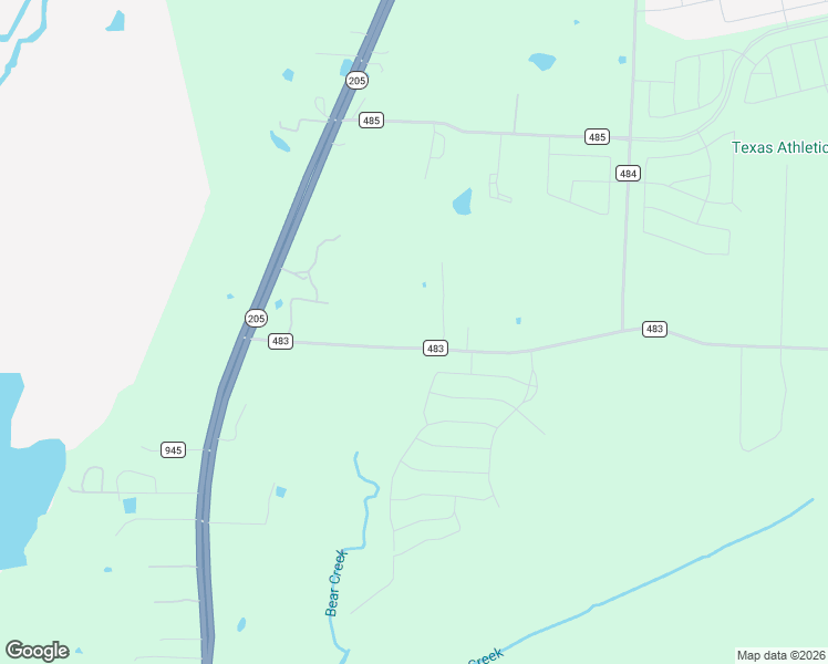 map of restaurants, bars, coffee shops, grocery stores, and more near 13002 County Road 483 in Lavon