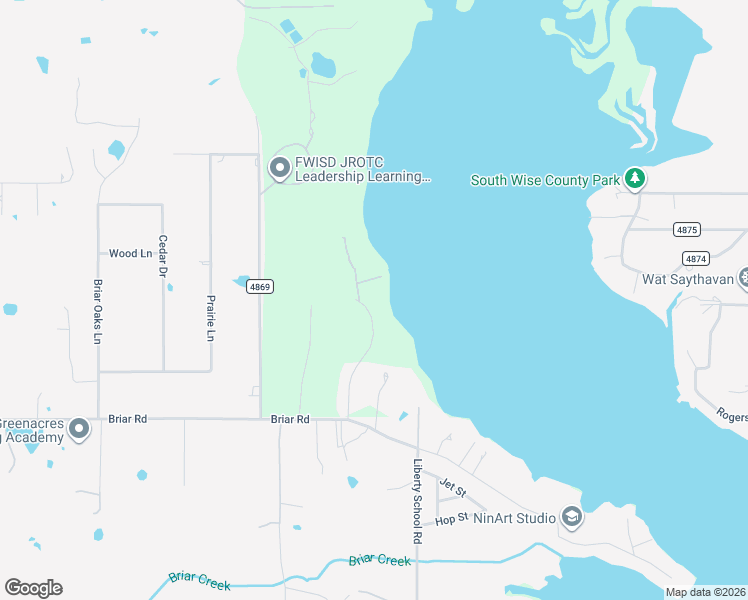 map of restaurants, bars, coffee shops, grocery stores, and more near 7 Eagle Point North in Azle