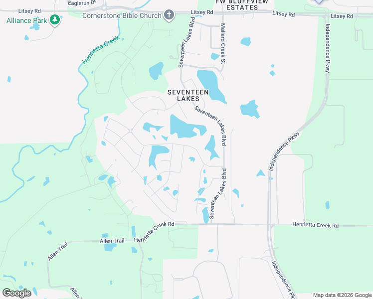 map of restaurants, bars, coffee shops, grocery stores, and more near 14640 Donner Trail in Roanoke