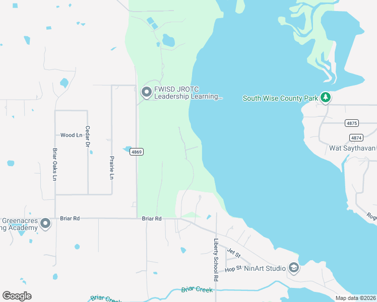 map of restaurants, bars, coffee shops, grocery stores, and more near 7 Eagle Point North in Azle