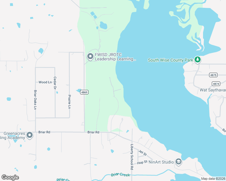 map of restaurants, bars, coffee shops, grocery stores, and more near 7 Eagle Point North in Azle