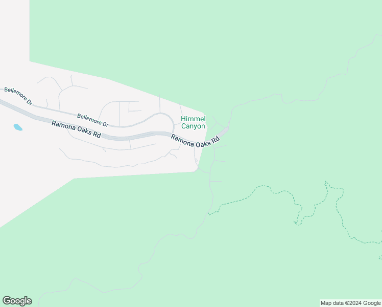 map of restaurants, bars, coffee shops, grocery stores, and more near 15674 Cathedral Way in Ramona