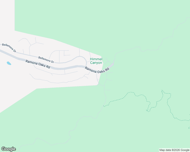 map of restaurants, bars, coffee shops, grocery stores, and more near 15674 Cathedral Way in Ramona