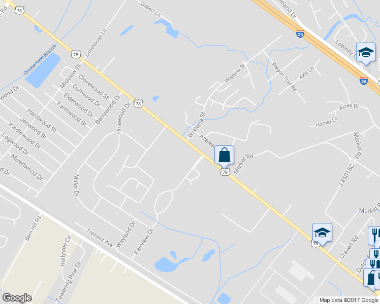 map of restaurants, bars, coffee shops, grocery stores, and more near 9933 U.S. 78 in Ladson