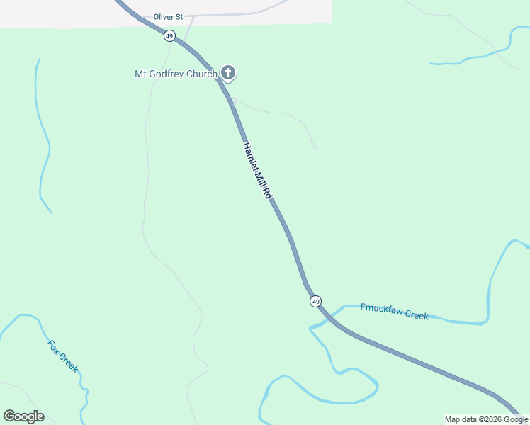 map of restaurants, bars, coffee shops, grocery stores, and more near 13019 Hamlet Mill Road in Daviston