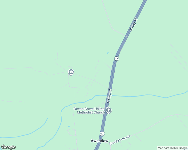 map of restaurants, bars, coffee shops, grocery stores, and more near 1158 State Road S-10-1076 in Awendaw