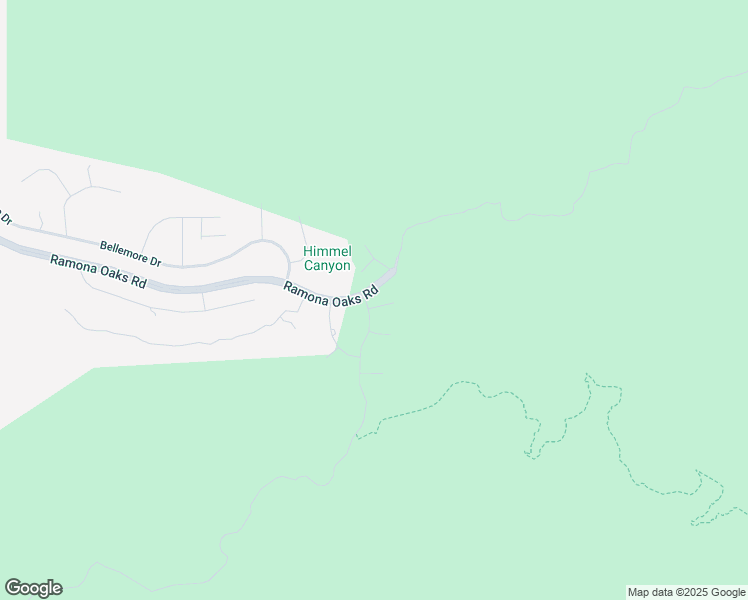 map of restaurants, bars, coffee shops, grocery stores, and more near 26507 Bellbottom Way in Ramona