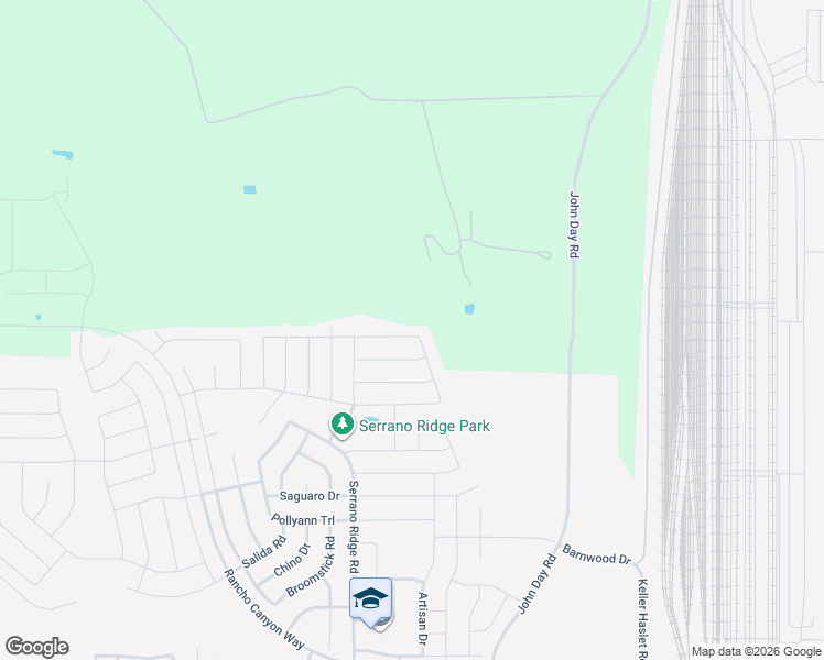 map of restaurants, bars, coffee shops, grocery stores, and more near John Day Road in Fort Worth