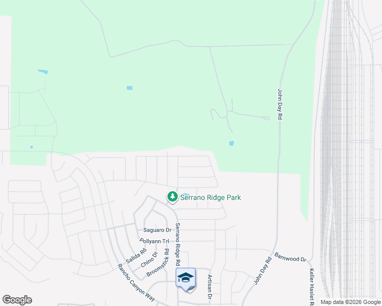map of restaurants, bars, coffee shops, grocery stores, and more near John Day Road in Fort Worth
