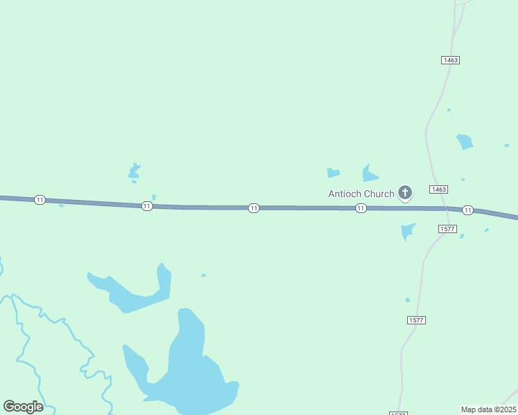 map of restaurants, bars, coffee shops, grocery stores, and more near Highway 11 in Hughes Springs