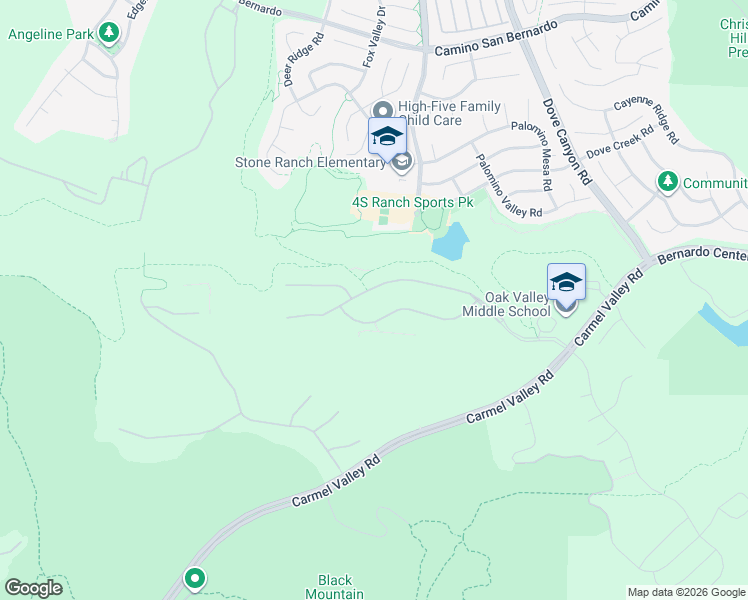 map of restaurants, bars, coffee shops, grocery stores, and more near 10056 Winecrest Road in San Diego
