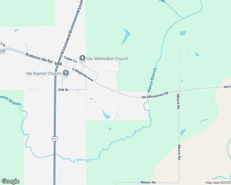 map of restaurants, bars, coffee shops, grocery stores, and more near 6786 East Magnolia Avenue in Ida