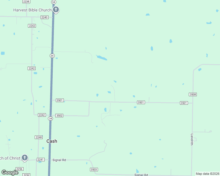 map of restaurants, bars, coffee shops, grocery stores, and more near 396 County Road 3501 in Greenville