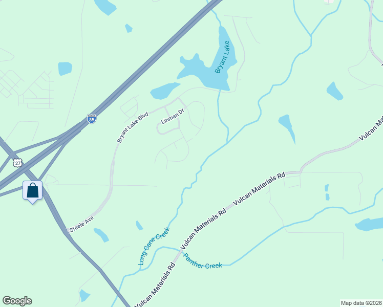 map of restaurants, bars, coffee shops, grocery stores, and more near 516 Lago Court in LaGrange