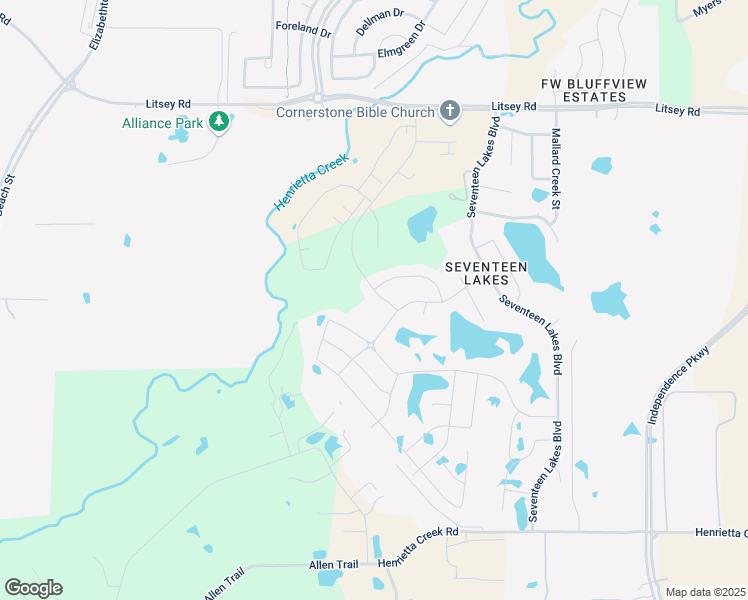 map of restaurants, bars, coffee shops, grocery stores, and more near 15120 Buckwater Way in Roanoke