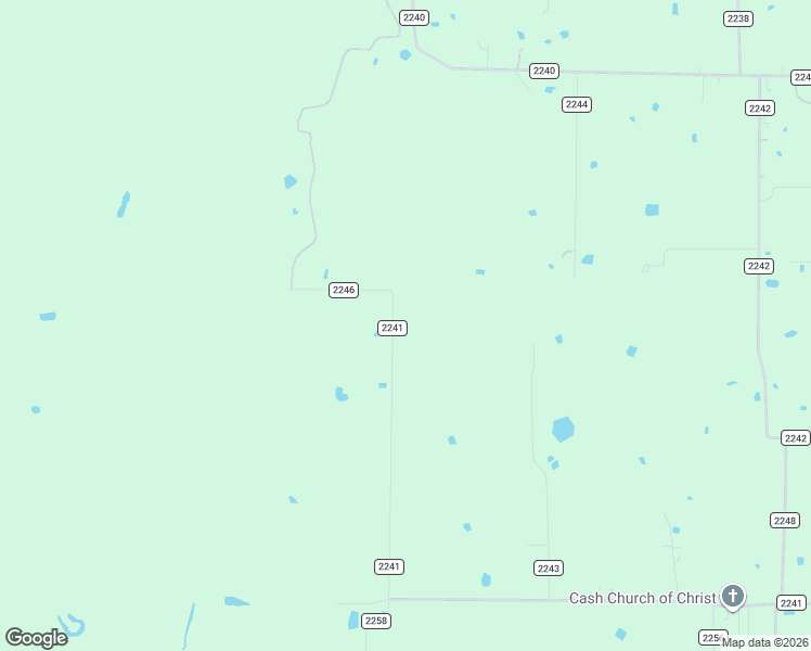 map of restaurants, bars, coffee shops, grocery stores, and more near County Road 2246 in Greenville
