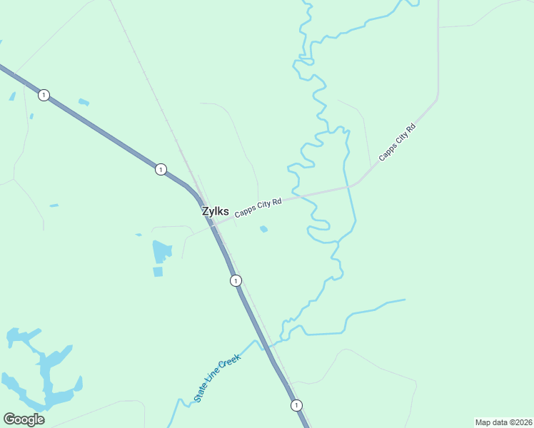 map of restaurants, bars, coffee shops, grocery stores, and more near 10741-10745 Capps City Road in Rodessa