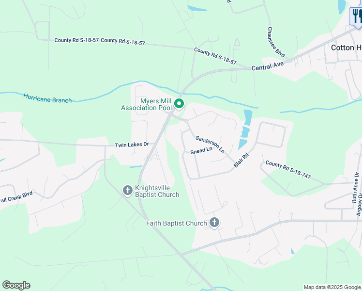 map of restaurants, bars, coffee shops, grocery stores, and more near 6024 Snead Lane in Summerville