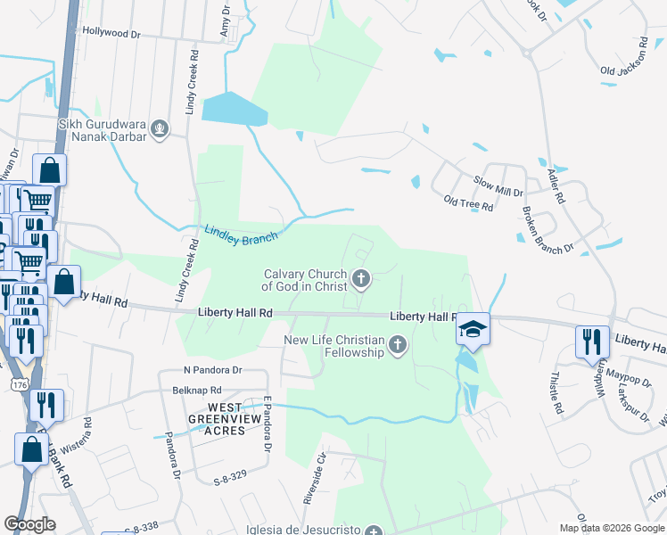 map of restaurants, bars, coffee shops, grocery stores, and more near 311 Jeffs Circle in Goose Creek