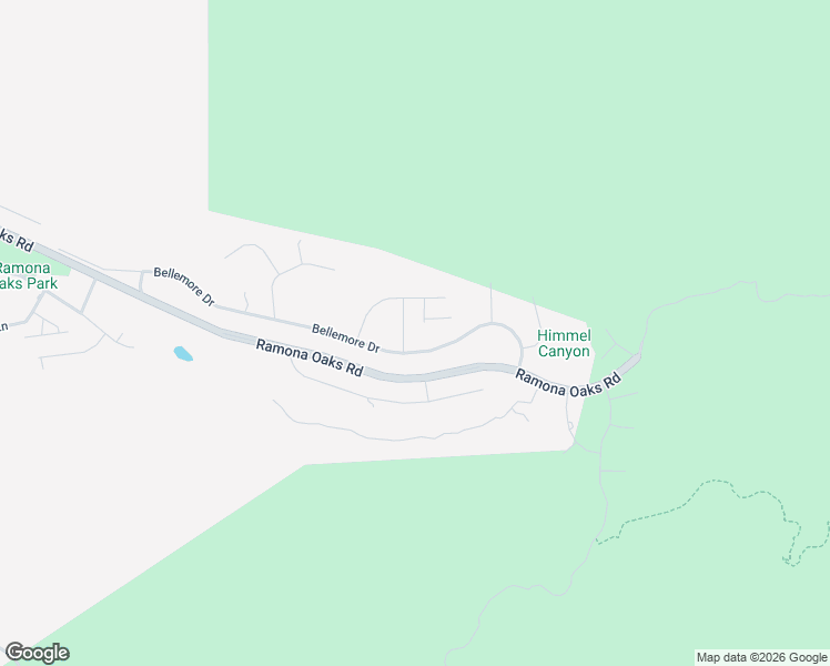map of restaurants, bars, coffee shops, grocery stores, and more near 15829 Fecanin Way in Ramona