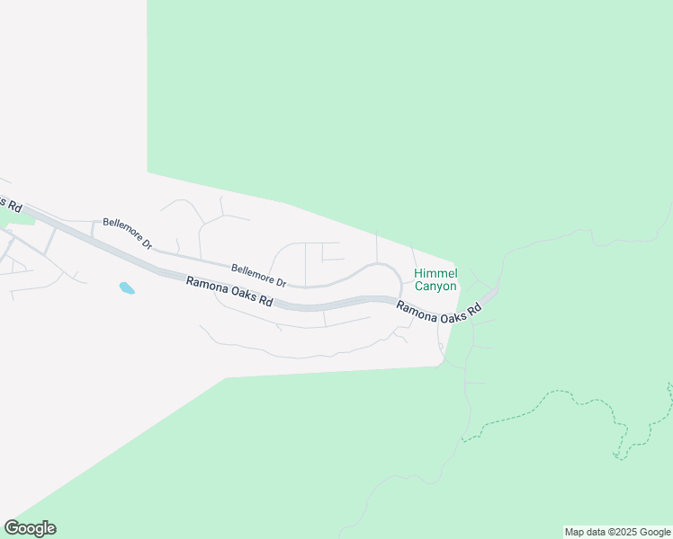 map of restaurants, bars, coffee shops, grocery stores, and more near 26152 Bellemore Drive in Ramona