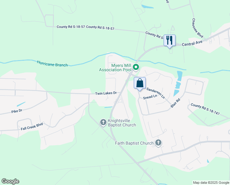 map of restaurants, bars, coffee shops, grocery stores, and more near 112 Echo Drive in Summerville
