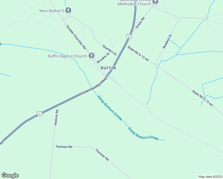 map of restaurants, bars, coffee shops, grocery stores, and more near 92 Pool Street in Colleton County