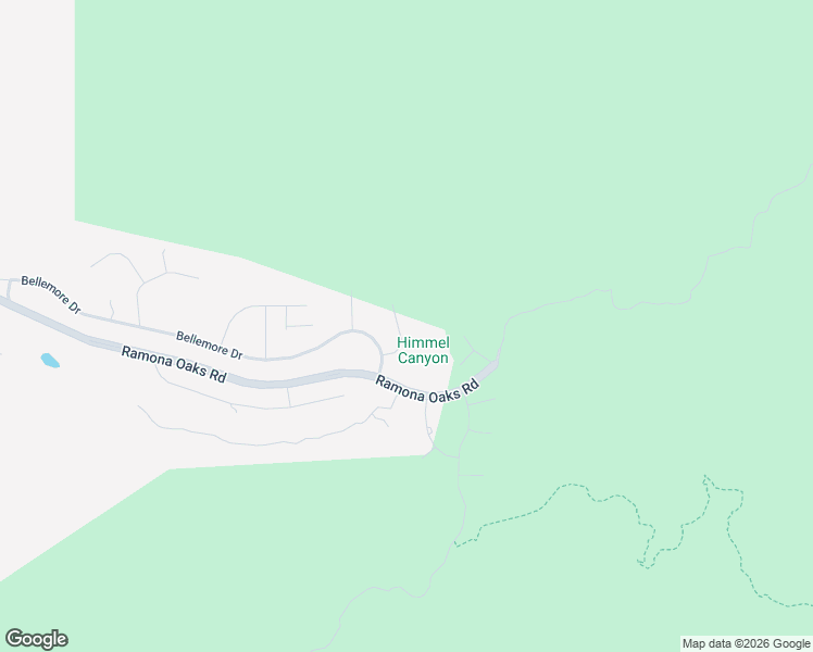 map of restaurants, bars, coffee shops, grocery stores, and more near 15937 Litten Way in Ramona