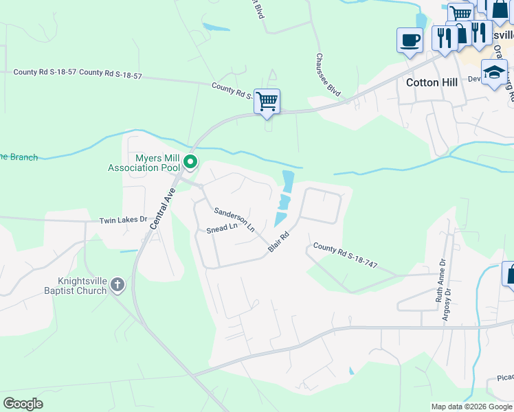 map of restaurants, bars, coffee shops, grocery stores, and more near 7010 Lofton Court in Summerville