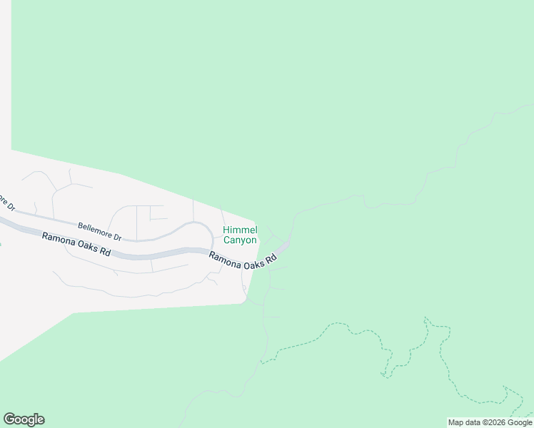 map of restaurants, bars, coffee shops, grocery stores, and more near 15953 Shalom Road in Ramona