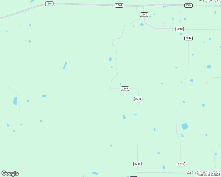 map of restaurants, bars, coffee shops, grocery stores, and more near County Road 2246 in Greenville