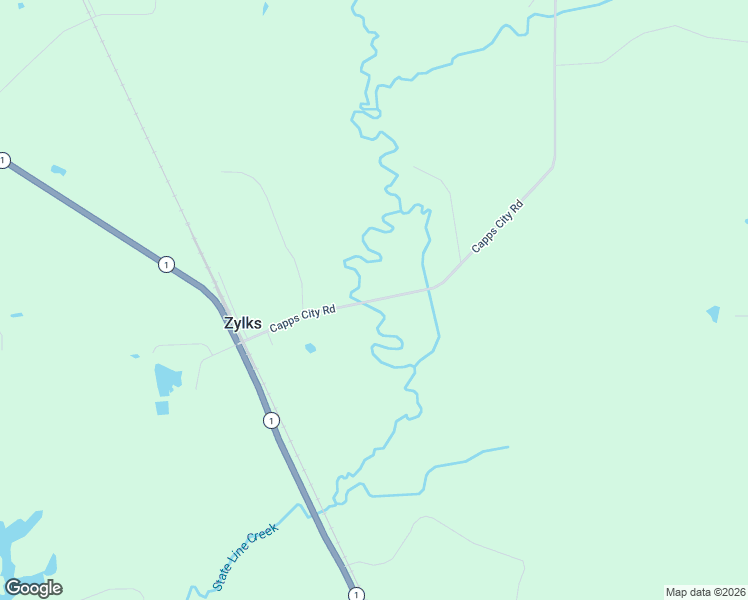 map of restaurants, bars, coffee shops, grocery stores, and more near 10741 Capps City Road in Rodessa