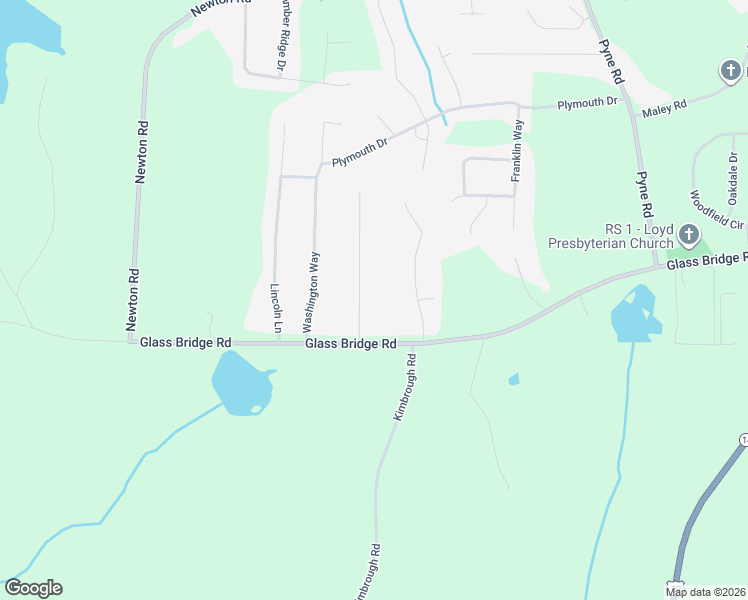 map of restaurants, bars, coffee shops, grocery stores, and more near 104 Brittney Lane in LaGrange