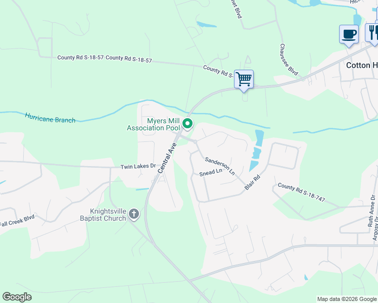 map of restaurants, bars, coffee shops, grocery stores, and more near 3000 Peacher Court in Summerville